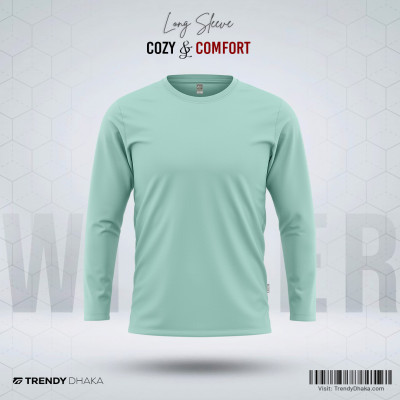 Premium Long Sleeve Tshirt - Mist Grey