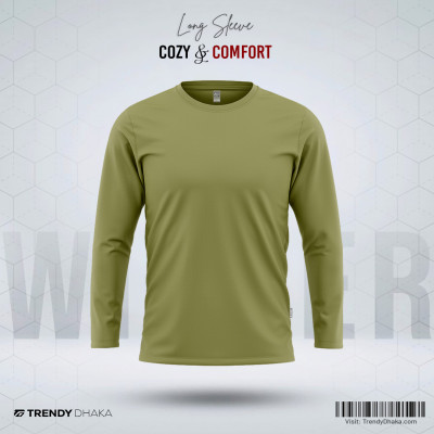 Premium Long Sleeve Tshirt - Olive